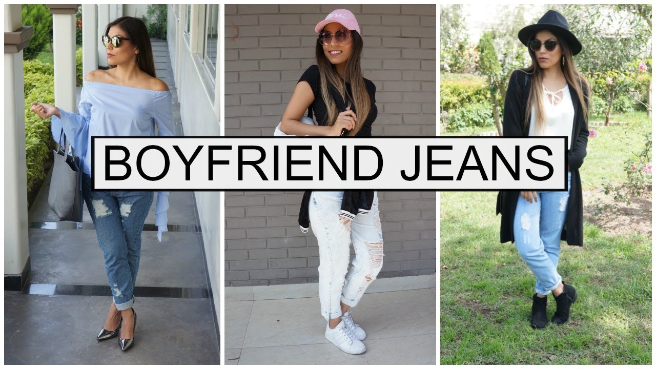 CÓMO USAR BOYFRIEND JEANS l [ 3 Outfits ]