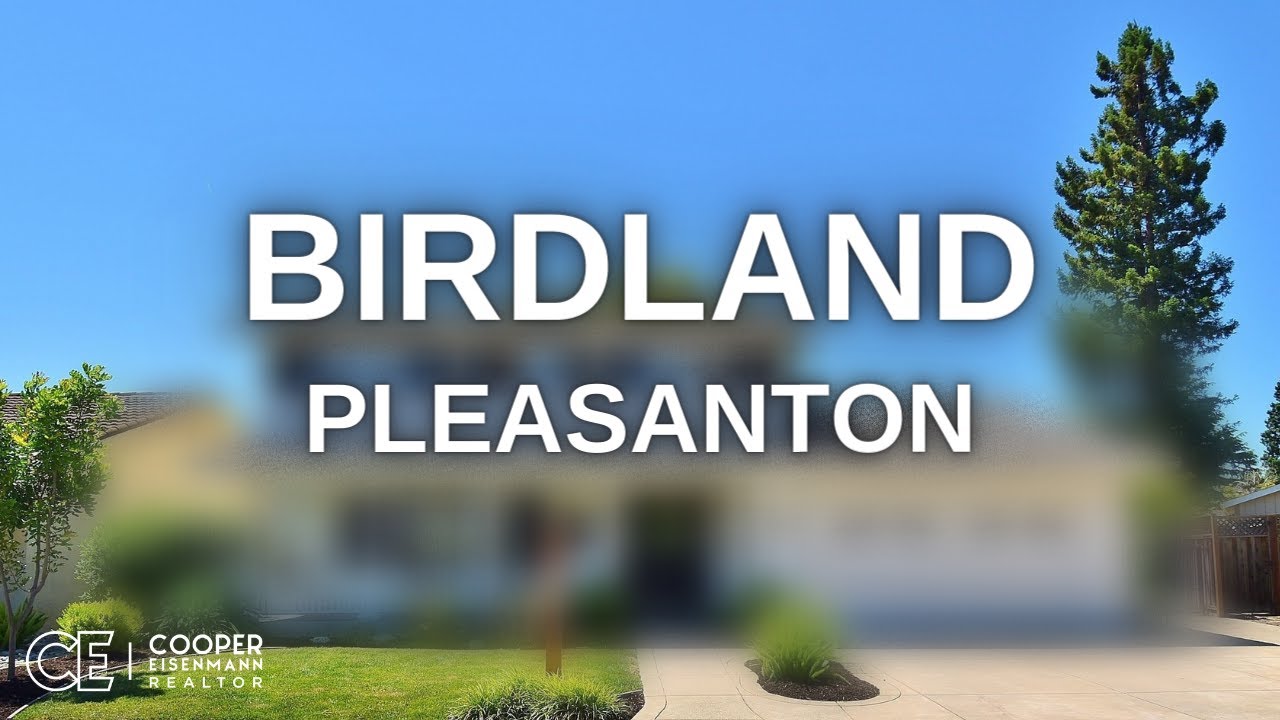 TOURING Pleasanton CA - The BIRDLAND neighborhood
