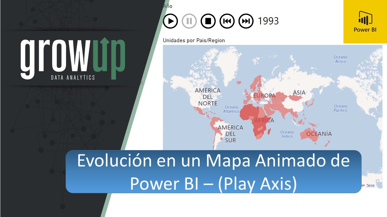 Evolución en un Mapa Animado de Power BI   Play Axis