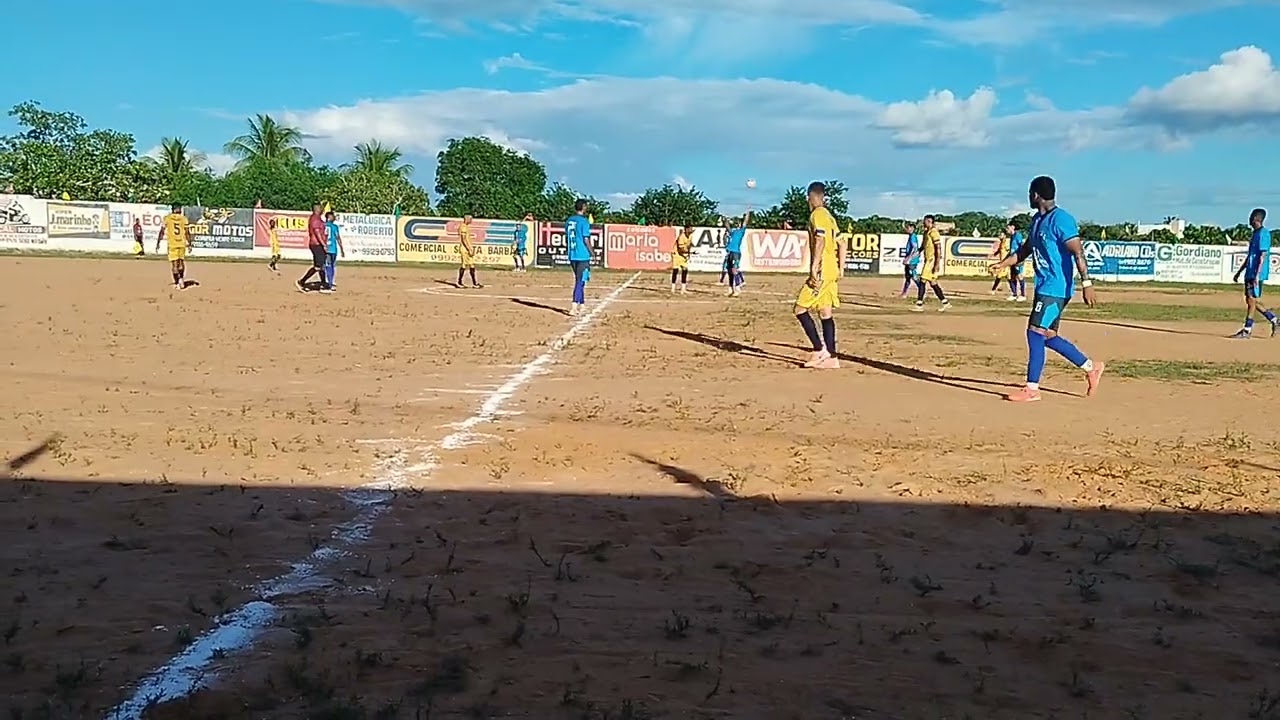 Fim do primeiro tempo em Tanque Novo Coité ALMAX 0 X 0 Terra Nova 