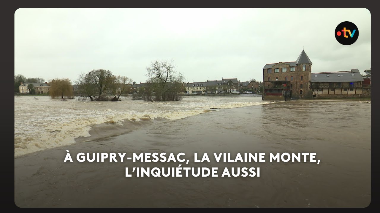 Innondations à Guipry-Messac, une communes qui a subi les inondations historiques l’hiver dernier