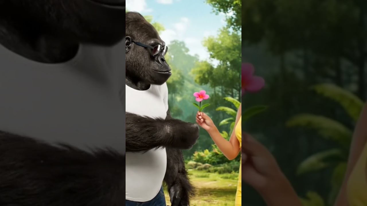 &ldquo;💍🦍 Gorilla and Woman Jungle Wedding | Emotional Love Story with Happy Ending&rdquo;