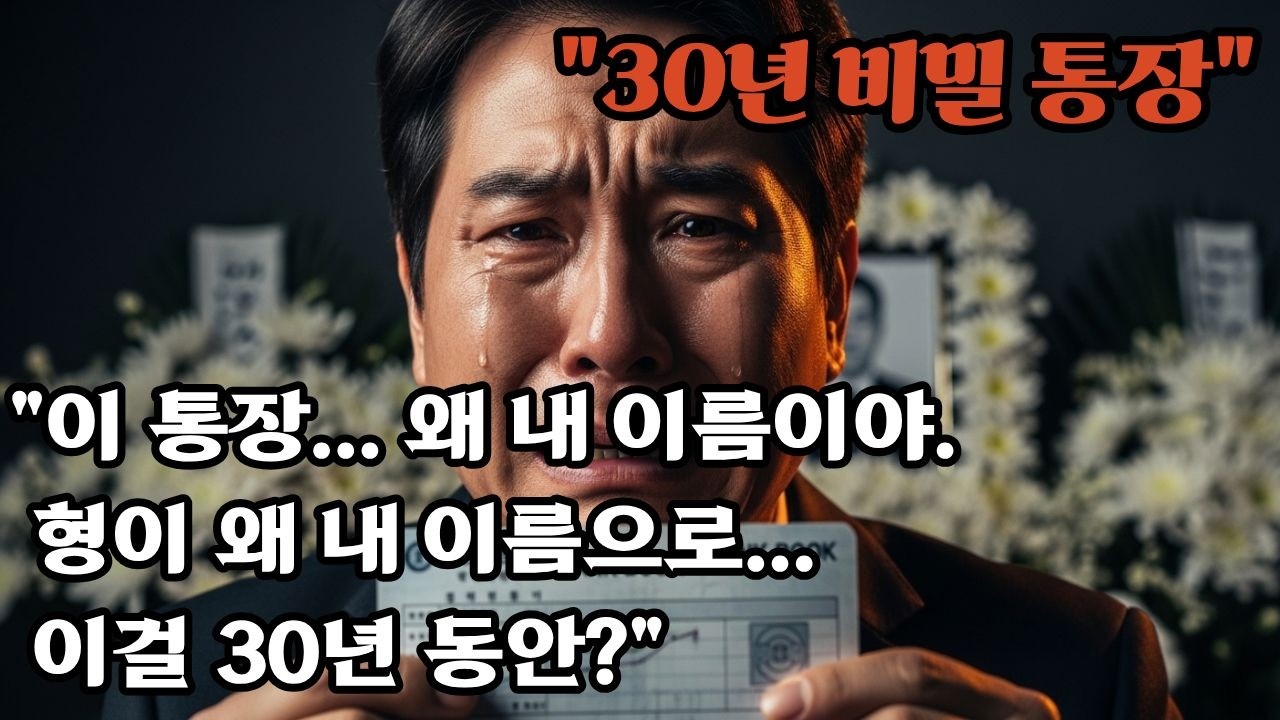 형의 장례식장에서 무릎을 꿇고 오열한 남자#감동사연 #가족이야기 #형제사연 #눈물주의#실화사연 #시니어사연 #인생역전 #삶의온기 #가슴먹먹한이야기 #부모자식 #유품정리#마지막편지