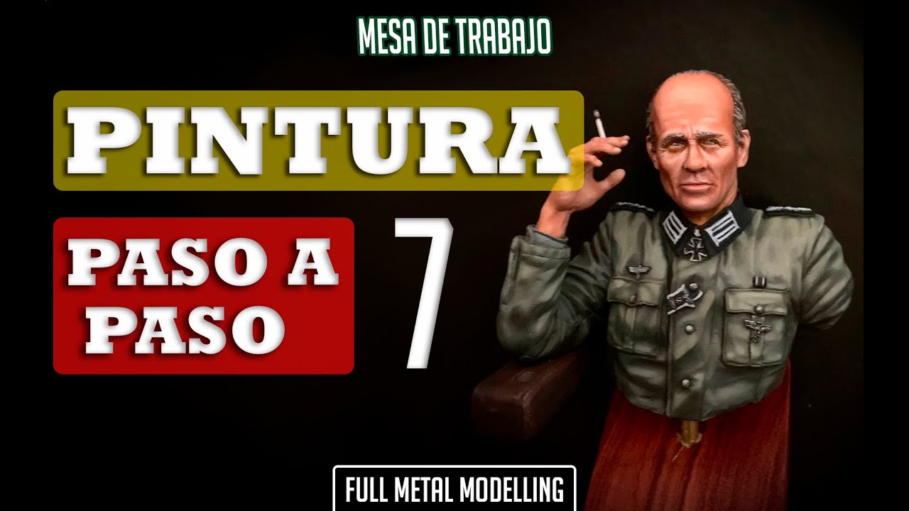 7 - PINTAR PIEL PARTE 6. PINTAR OJOS. PINTAR un BUSTO Paso a Paso. Tutorial de pintura desde cero.