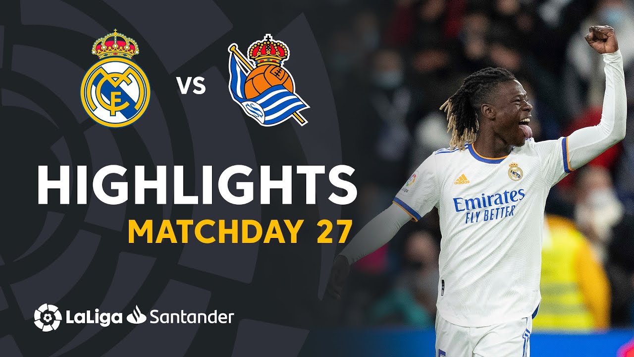 Resumen de Real Madrid vs Real Sociedad (4-1)