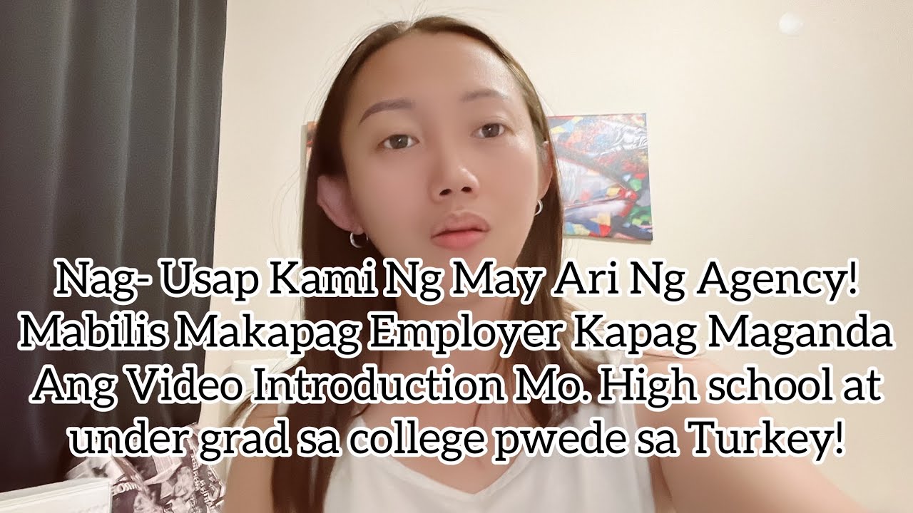 High School At Under Grad Sa College Pwede Mag Apply Bilang Nanny Sa Turkey!