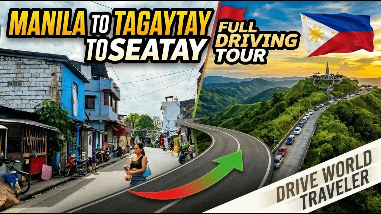 Manila to Tagaytay Full Driving Tour- Philippines(to People's Park in the Sky)