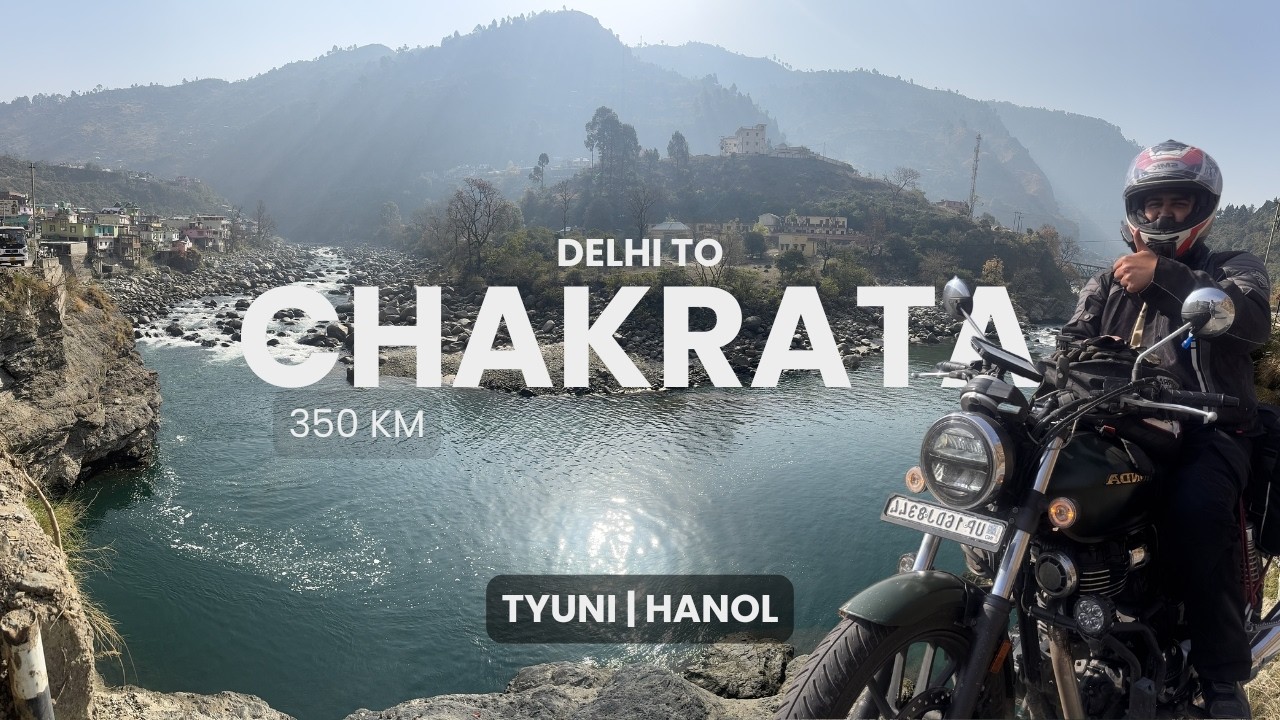 Delhi to Chakrata via Hanol | Tyuni | Non-stop solo ride | Honda Hness #cb350
