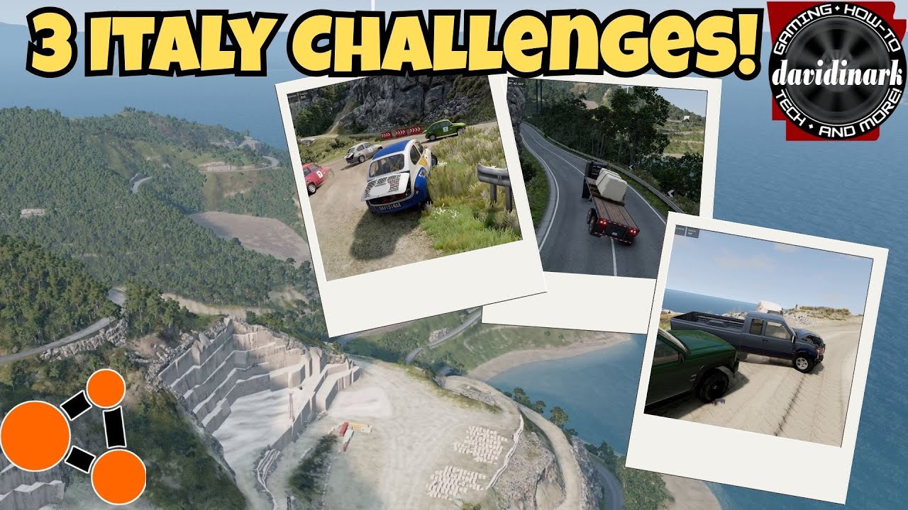 BeamNG Drive - Испытания в Италии (не называйте их сценариями)