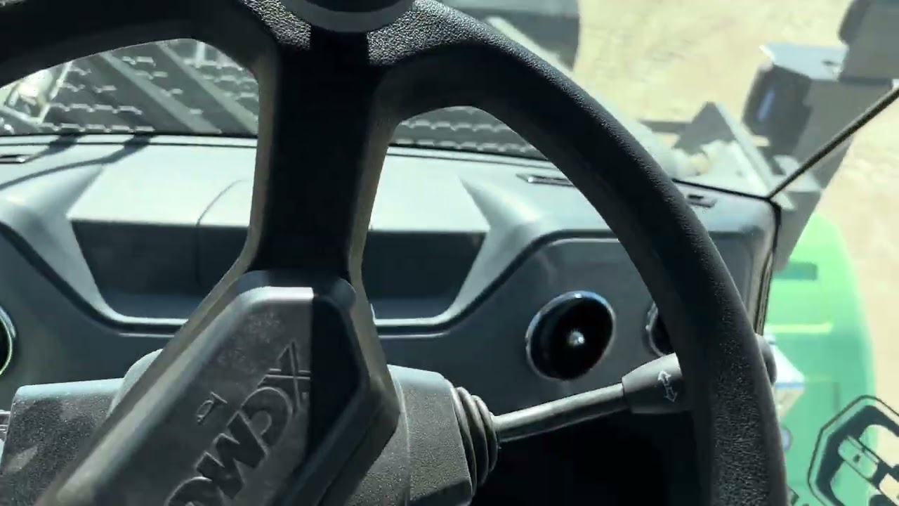 Test drive of electric wheel loader XCMG XC 968-EV