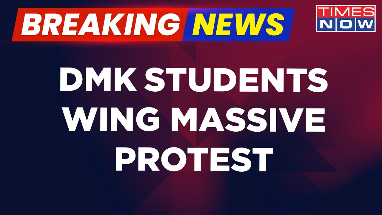 Breaking News | DMK Students' Wing Stage Massive Protests In Tamil Nadu Against NEET
