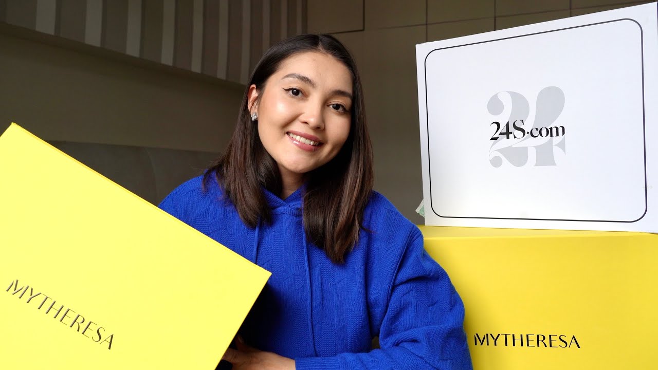 LUXURY DESIGNER SALE UNBOXING + TRY ON HAUL | WHAT I BOUGHT FROM MYTHERESA AND 24S | CRAZY DEALS