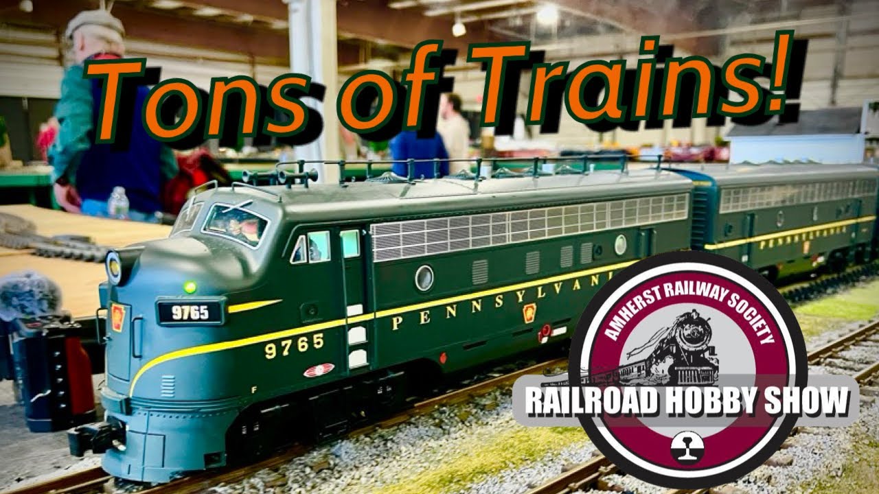 Train Layouts of the Amherst Train Show 2025!