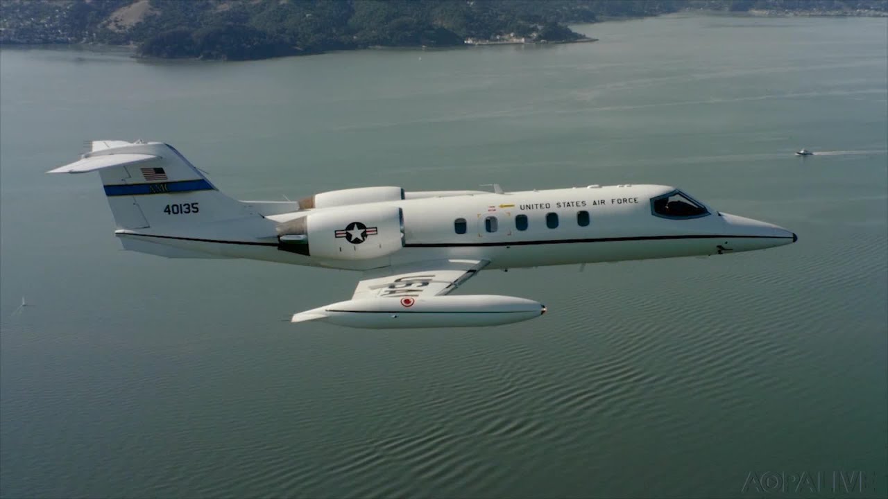 Flying a C-21 at Scott Air Force Base
