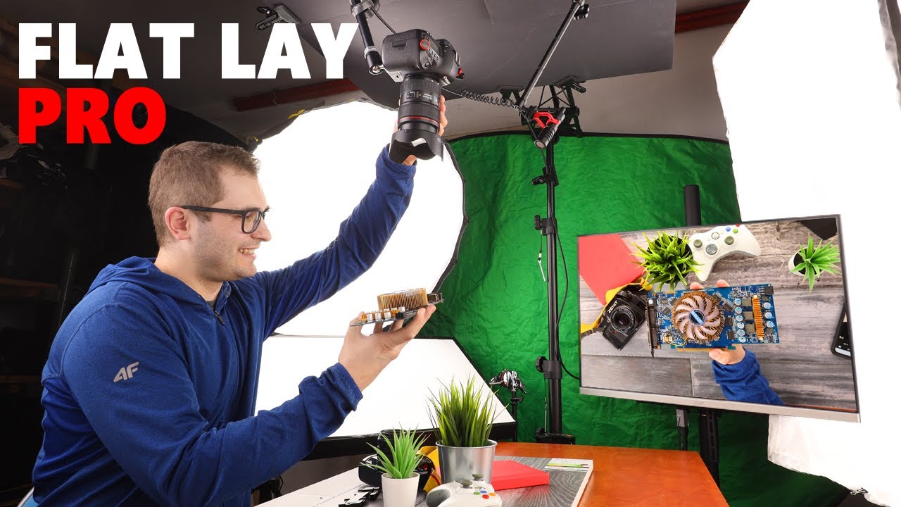 Zestaw Do Nagrywania Filmów Z Góry Który Sprawi, Że Twoje Filmy Będą Jeszcze Lepsze- FLAT LAY