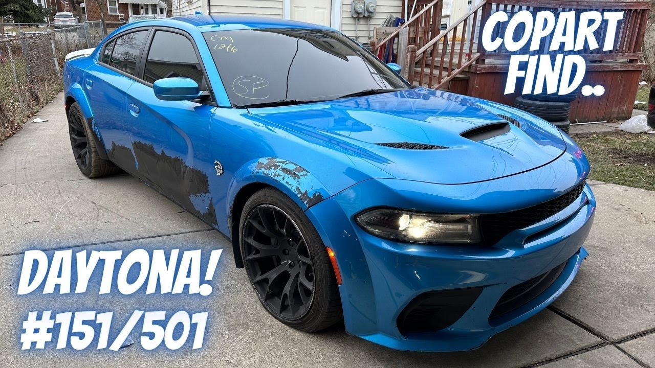 I Bought a 50th Anniversary Dodge Charger Daytona Widebody From Copart! *Vandalized*