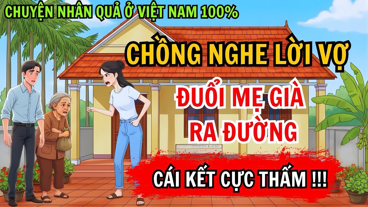 Chuyện Nhân Quả 100%: Chồng Nghe Lời Vợ, Đuổi Mẹ Già Ra Đường Và Cái Kết Cực Thấm!