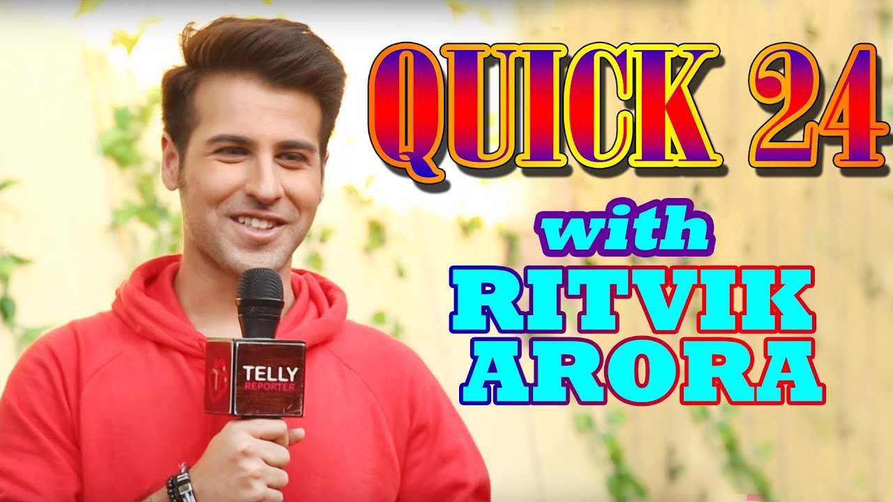 Quick 24 with Ritvik Arora aka Ahaan Of Tu Aashiqui | A Fun Rapid Fire | Telly Reporter Exclusive