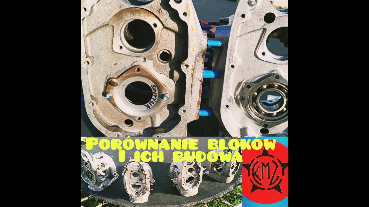 Porównanie budowy bloków silnika #k750,#k750m,#m72,#Dniepr mt12#kmz Poręba