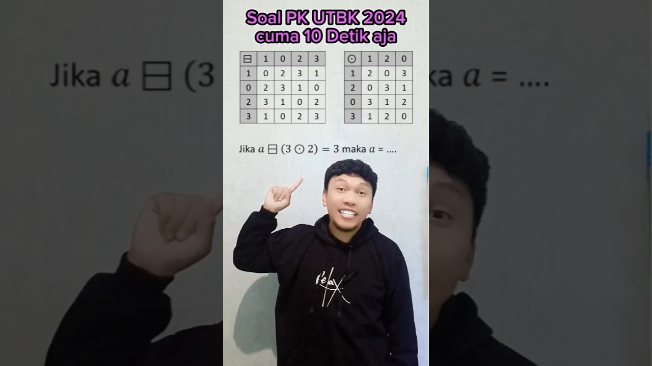 Soal Asli UTBK 2024 ini ternyata mudah bnget, ga nyampe 1 menit #utbk2024 #utbk #soalutbk #snbt2024