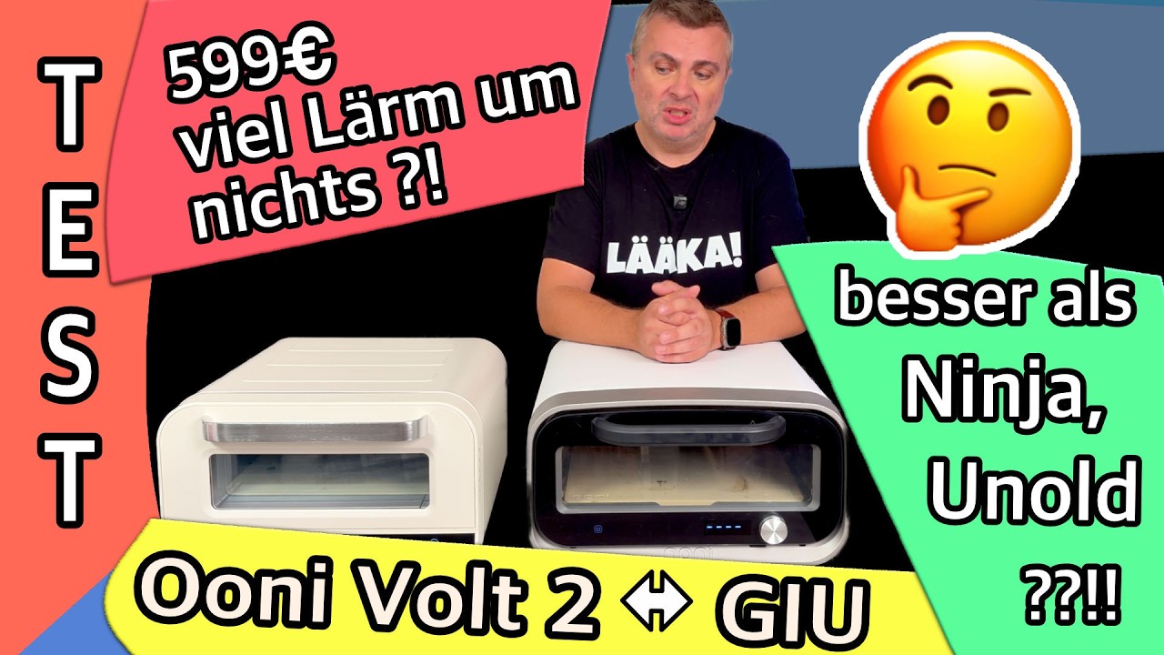 ‼️Ooni Volt 2 der Pizzaofen Test - viel LÄRM um nichts?!🤔 - Plus im Vergleich mit GIU für 229€