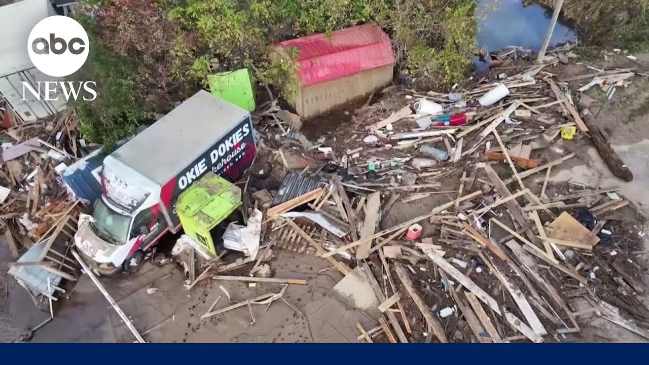Biden surveys Hurricane Helene damage as death toll rises to 215
