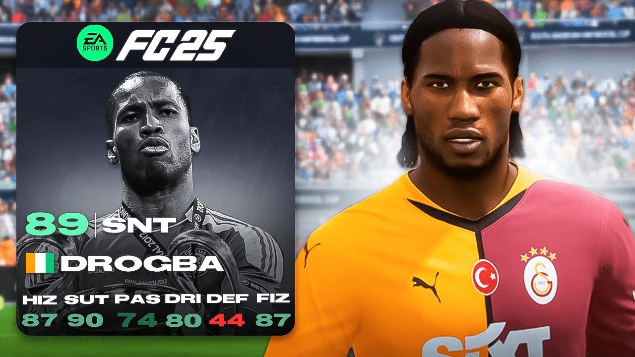 DROGBA GALATASARAYA DÖNDÜ ! EA FC 25 İKON FUTBOLCU KARİYERİ