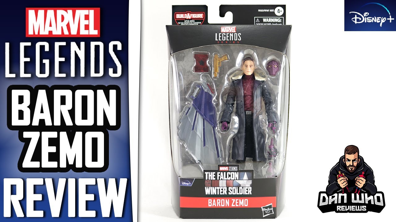 Marvel Legends Baron Zemo The Falcon and the Winter Soldier Disney+ Captain America BAF Wave Review