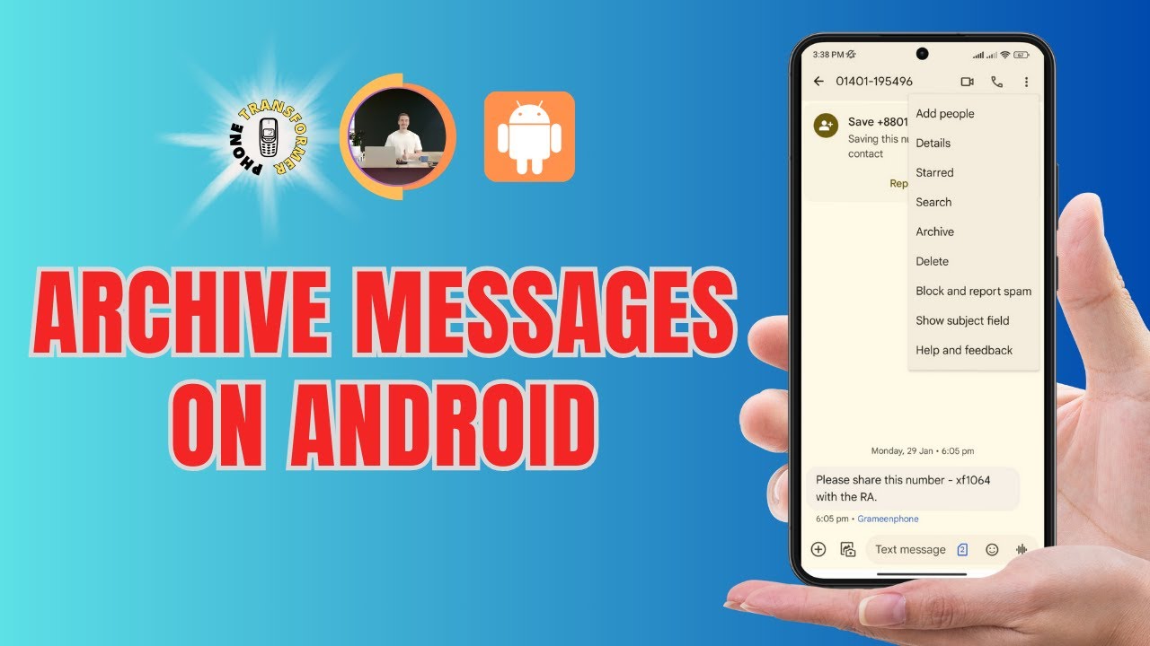 How to Archive Messages on Your Android Device