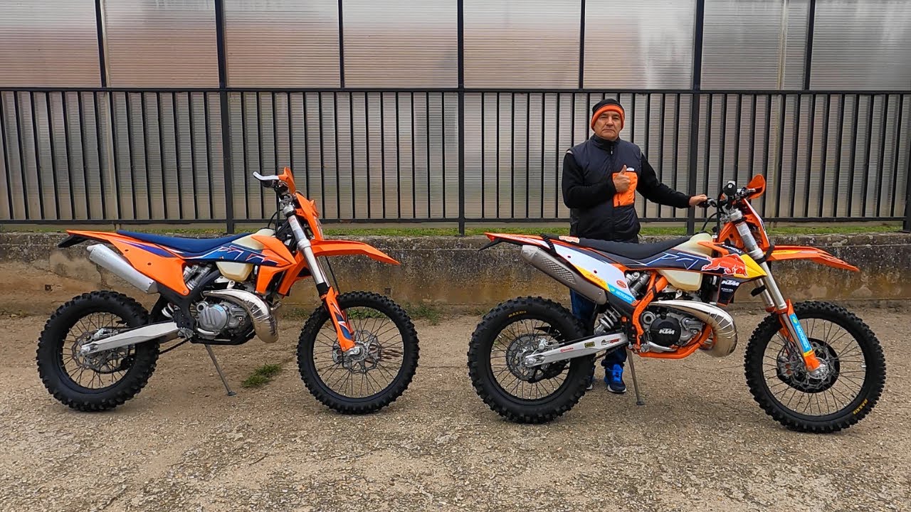 KTM 250 EXC TPI (2022) vs.  KTM 300 EXC TPI Akrapovič (2023) sound check