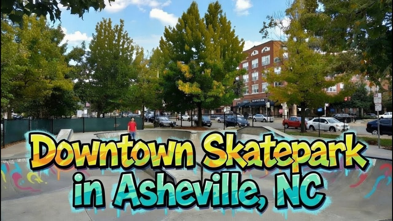 Asheville Downtown Food Lion Skatepark🔴 #LIVE #IRL #asheville