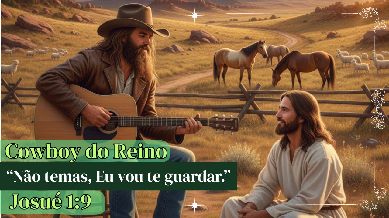 🤠 Cowboy do Reino | Louvor Country Cristão de Fé e Coragem 🙏 Josué 1:9
