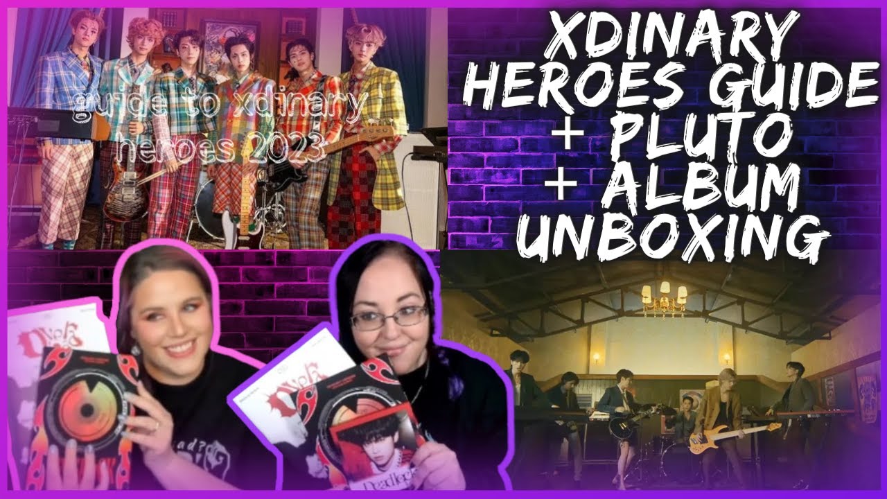 Xdinary Heroes Guide + PLUTO MV + AlbumS Unboxing | K-Cord Girls Reaction