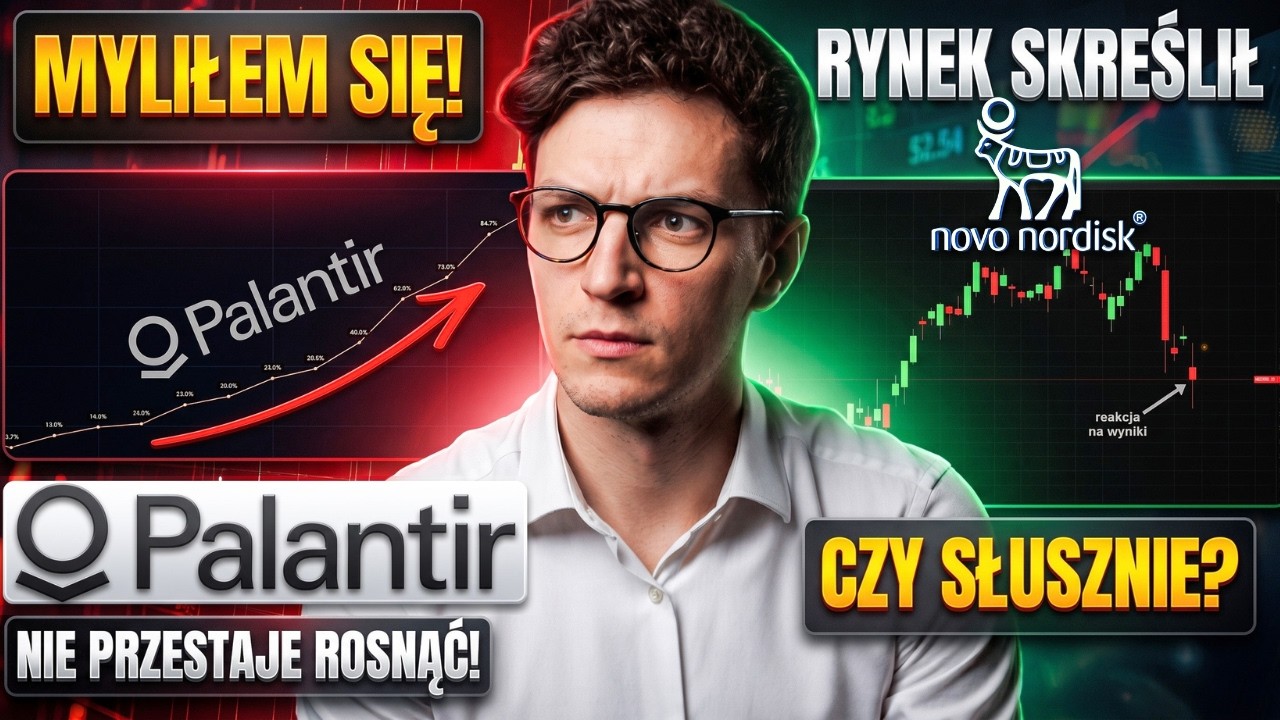 Nowe zakupy do portfela. Novo-Nordisk się skończył? Rajd XTB. Palantir - byłem w błędzie? #GITnews