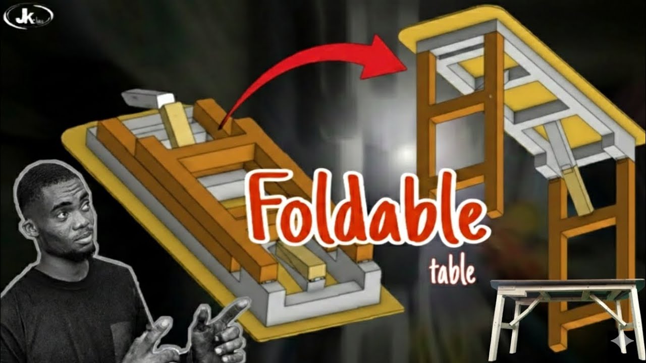 I built a Foldable ironing Table