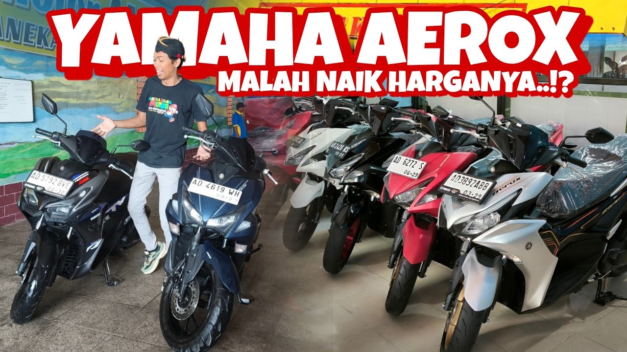 YAMAHA AEROX, HARGA BEKASNYA SEKARANG JADI SEGINI!? motor bekas murah - ANEKA JASA MOTOR 