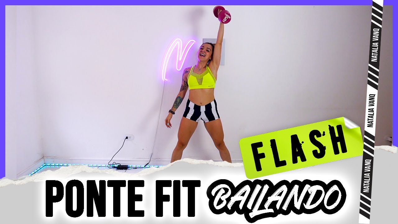 💪🏽 BAILE FIT FLASH en CASA #12 Cardio Dance QUEMA calorías - Zumba Dance Class - Natalia Vanq
