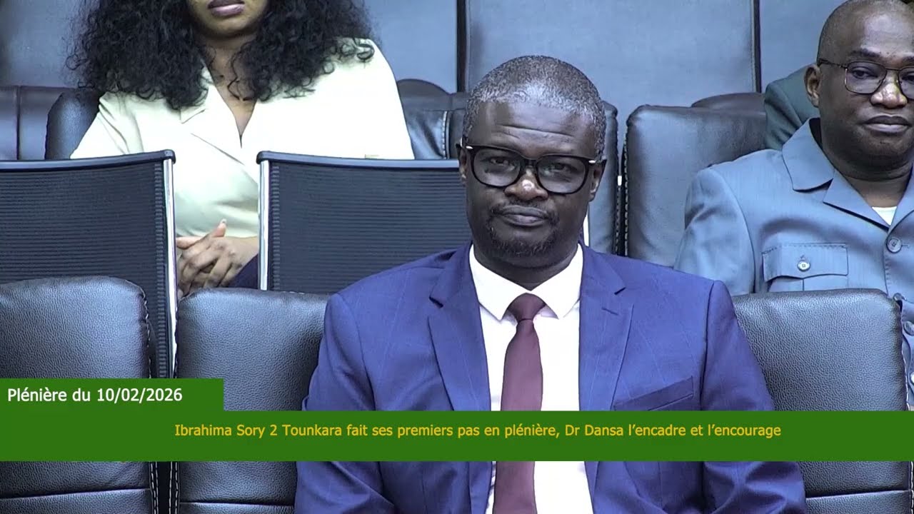 Ibrahima Sory 2 Tounkara fait ses premiers pas en plénière, Dr Dansa l’encadre et l’encourage