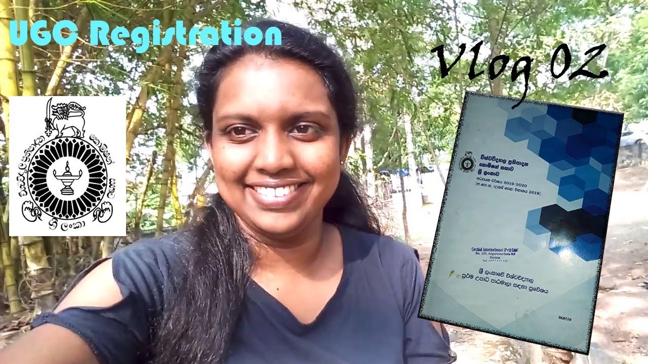 UGC Registration in correct way in Sinhala