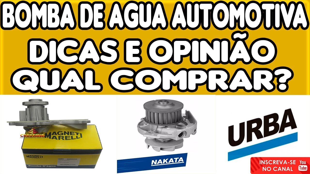 Bomba de Aguá Automotiva Qual Comprar? Dicas e Opinião