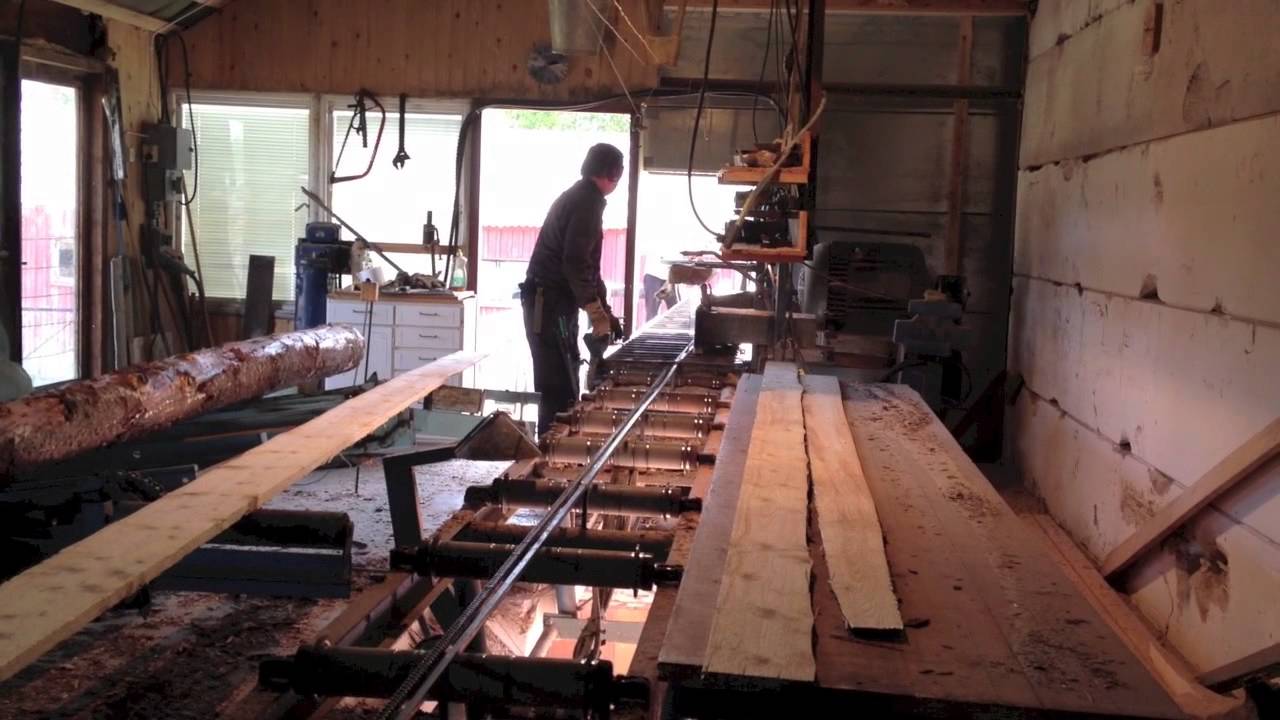 Sawmill in northern Sweden.