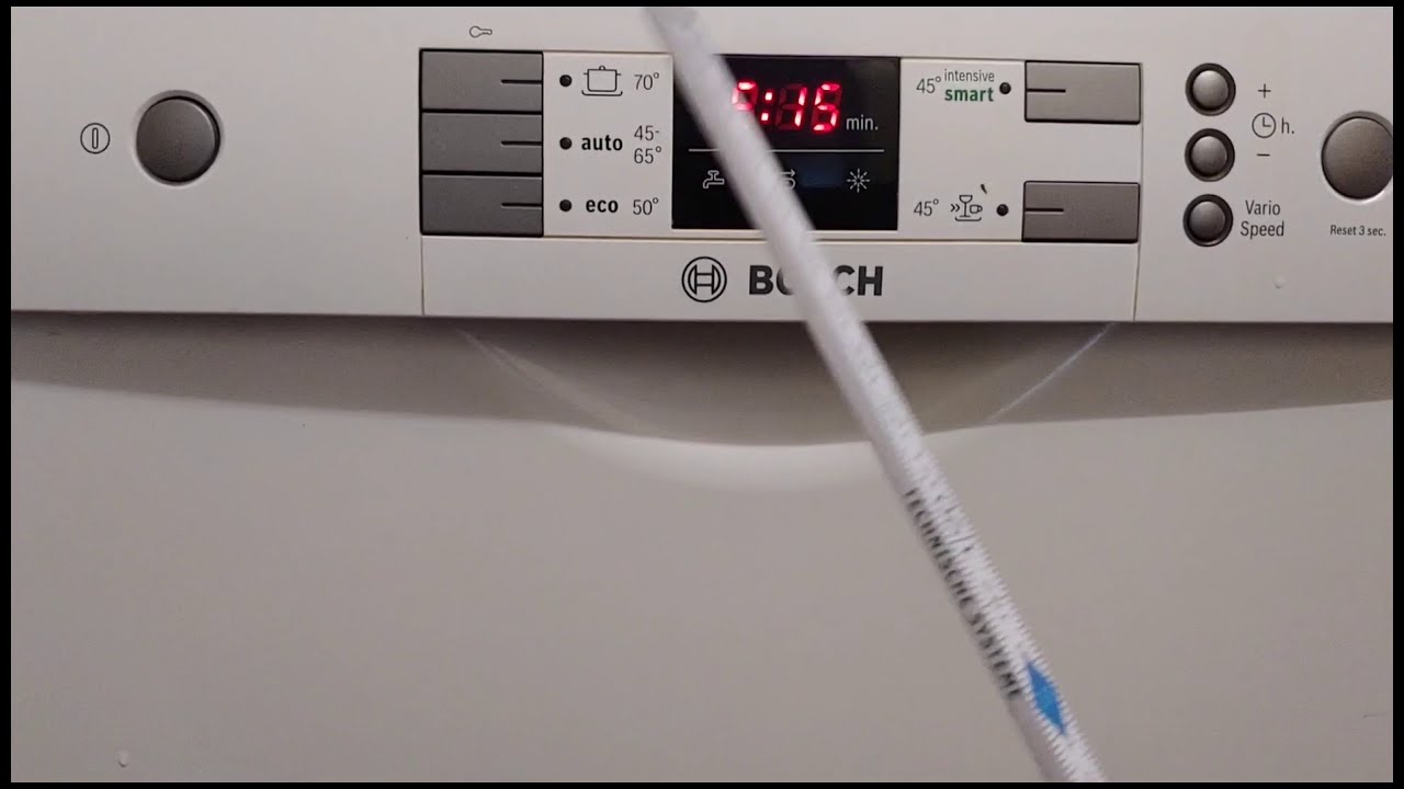 الجلايه لا تعمل رمز الخطأ E15 في جلايه الصحون كيف تحل المشكلة بنفسك .Bosch ,Siemens