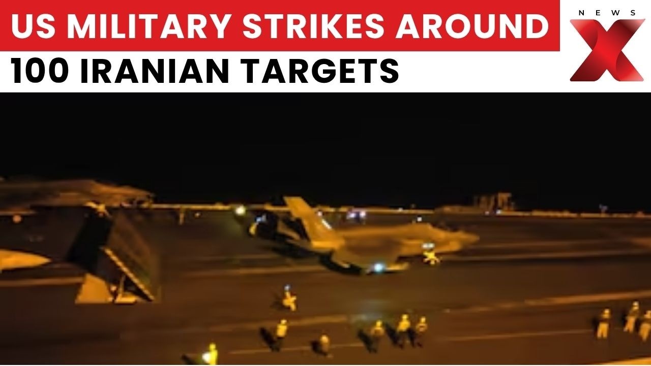 US Attacks Iran: Around 100 Targets Hit In Major Military Operation | WAR NEWS