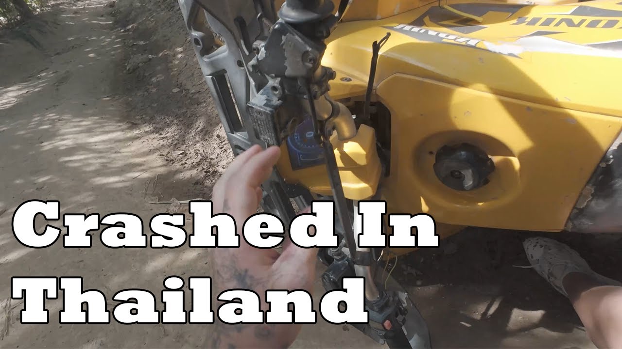 I CRASHED My Quad, fun day of quad biking and ziplining in Thailand Phuket