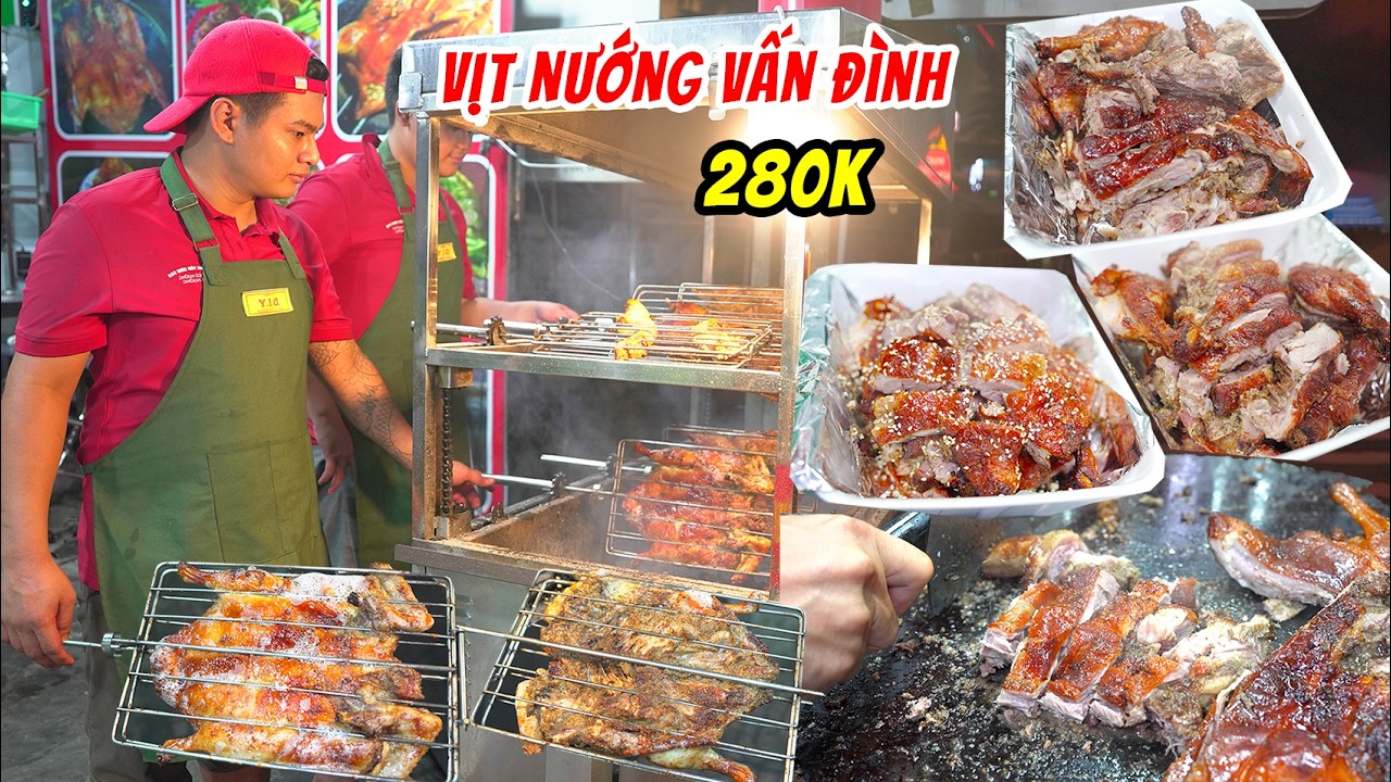 Ăn Vịt Nướng V&acirc;n Đ&igrave;nh C&aacute; Nướng Si&ecirc;u Ngon B&aacute;n Tr&ecirc;n Đường Phố S&agrave;i G&ograve;n