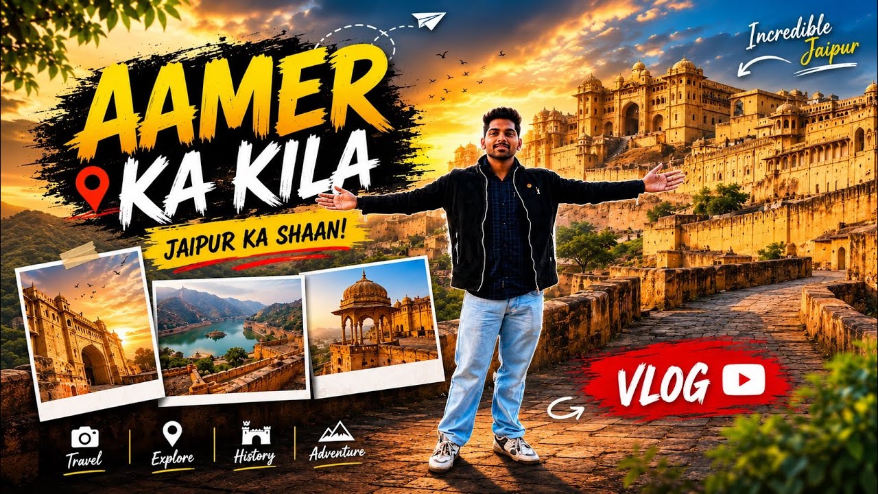 Jaipur Ka Sabse Sundar Kila! 😍 Amer Fort Full History & Vlog | Rajasthan Tourism