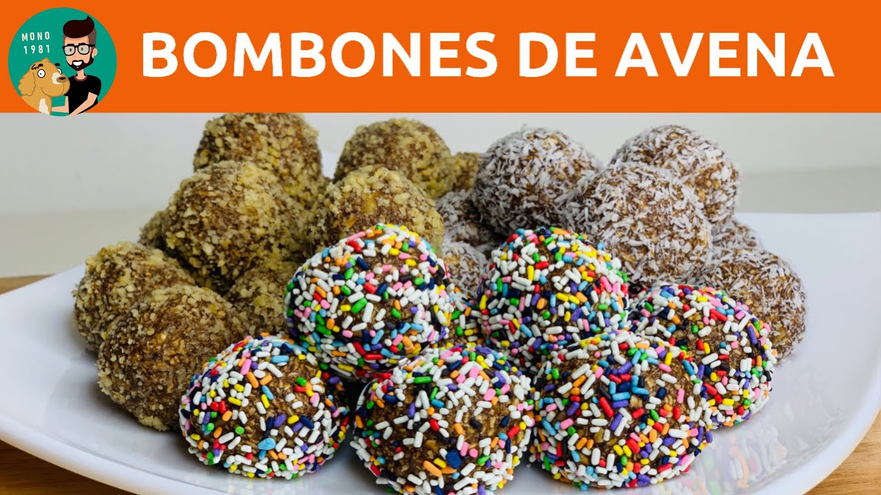 Cómo Hacer Bombones de Avena (Bombones de Quaker) / Postre Fácil y Rápido Sin Horno / MONO 1981