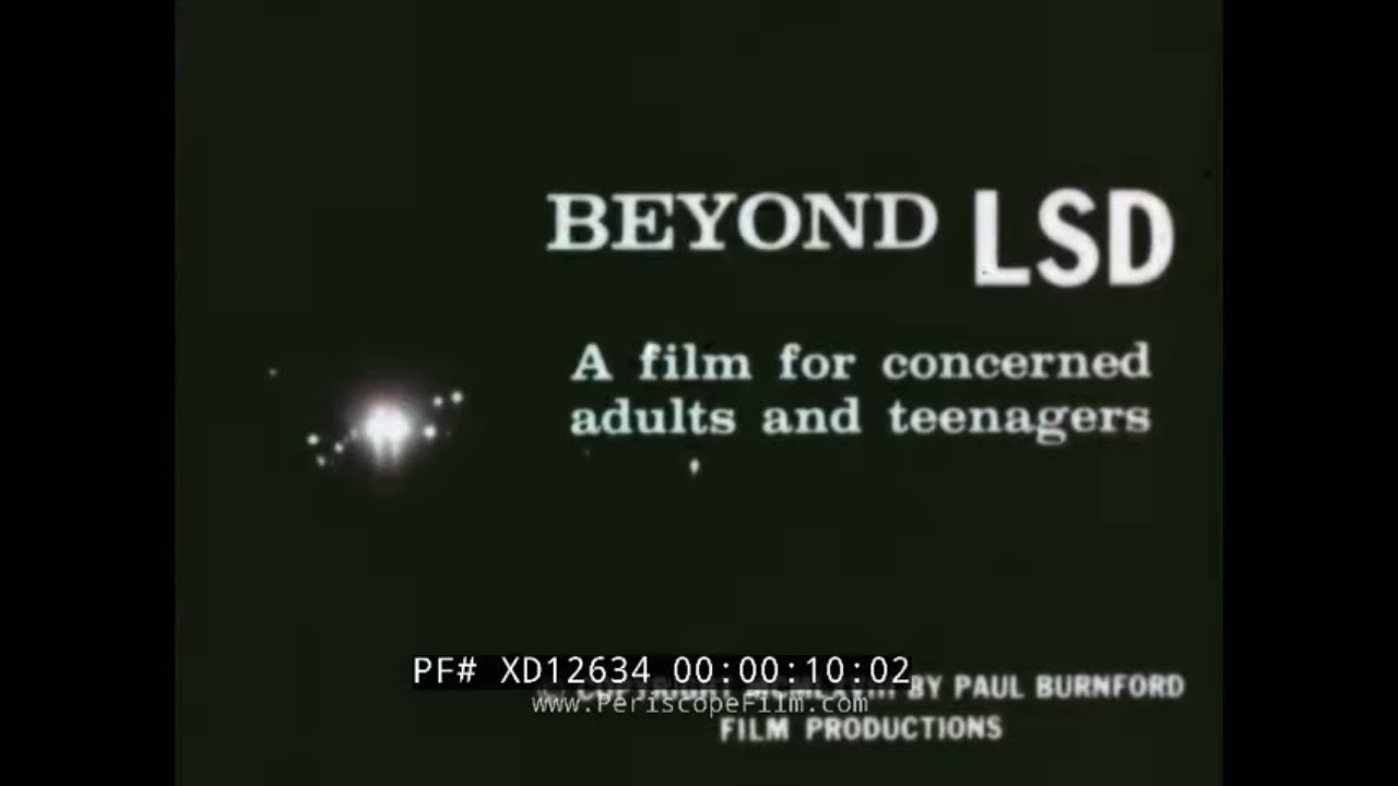 CLASSIC 1960s ANTI - DRUG SCARE FILM  
