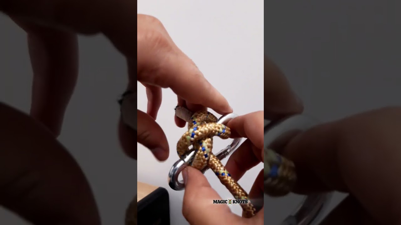 Learn this knot in 30 seconds | Cool Knot For Carabiner | Magic Knots