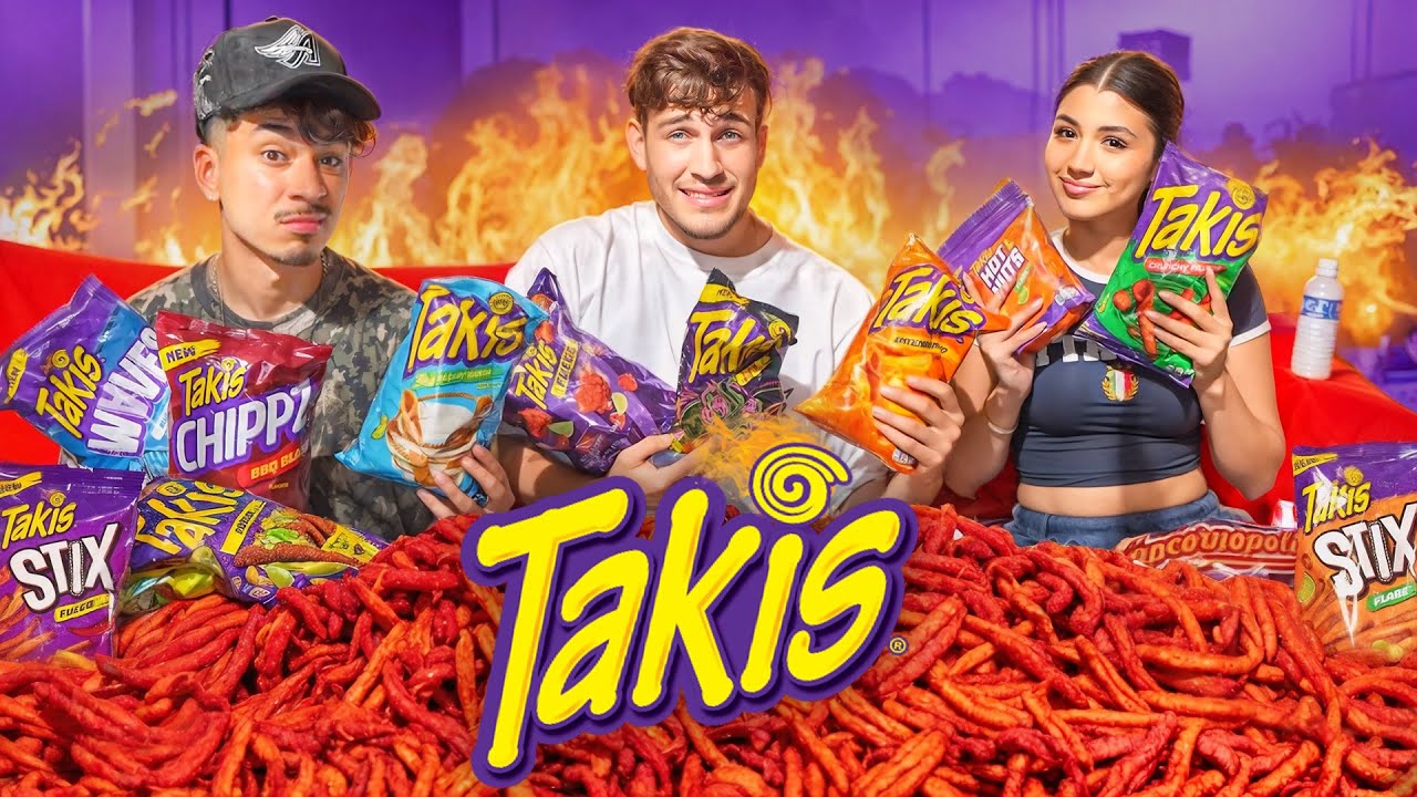 Ranking Every Takis Flavor EVER MADE! (ft. DANO and SANTEA